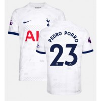 Fotballdrakt Herre Tottenham Hotspur Pedro Porro #23 Hjemmedrakt 2023-24 Kortermet